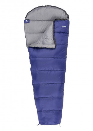 Спальный мешок &quot;Active&quot; серый/синий		