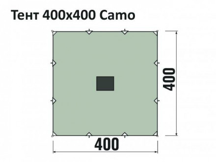 Тент RockLand 400x400 Camo