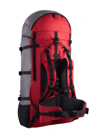Рюкзак экспедиционный &quot;Anaconda 130 V4&quot;, серый-красный, Bask