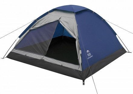 Палатка Lite Dome 3 Jungle Camp, трехместная, синий/серый цвет